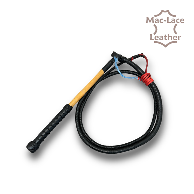 Australian Stock whip 6-foot Black Kangaroo (5735-00)