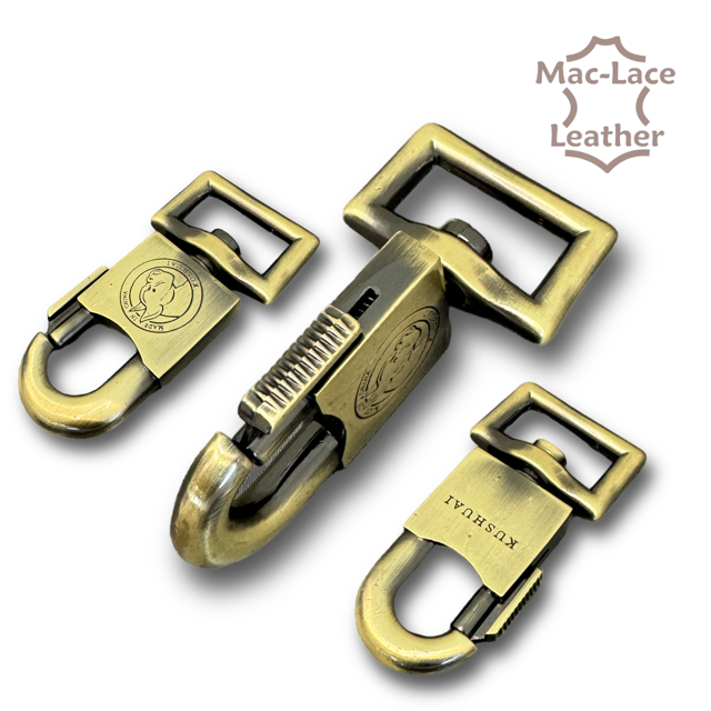 Snap Lock 25mm Brushed Brass