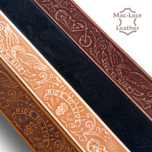 Embossed Belt Live to Ride