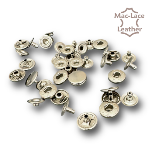 Spring Snap Button Nickel 10Pk