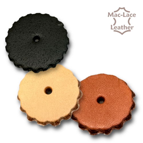 Leather Rosette 6Pk