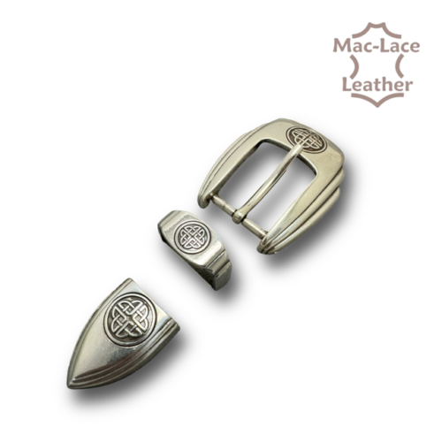 Celtic 3 Pcs Buckle Sets 25mm Antique Silver