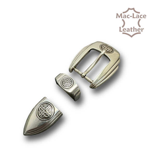 Celtic 3 Pcs Buckle Sets 25mm Antique Silver