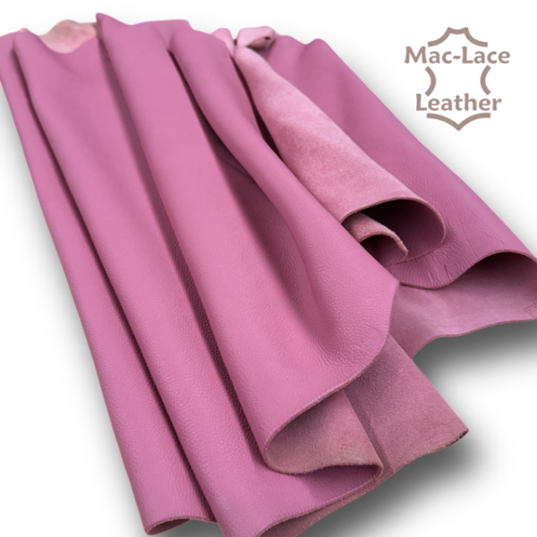  Italian Pink Leather Sides 2/2.2mm 