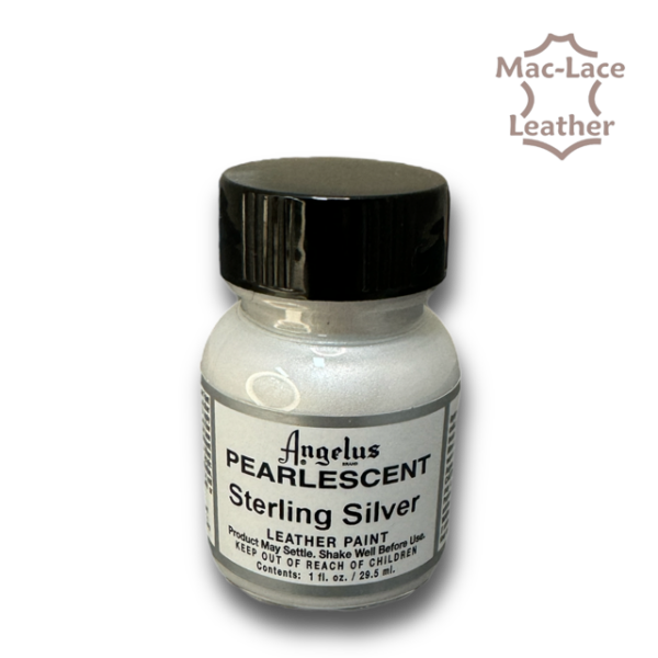 Angelus Acrylic Paint Pearlescent Sterling Silver 29ml (5909-00)