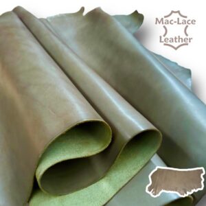 Full-Grain Tuscany Olive Leather cow sides (5959-00)