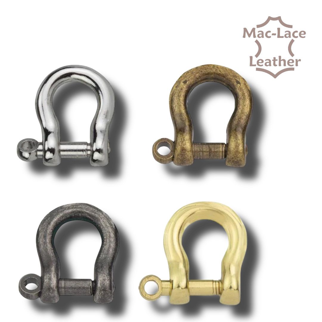 Solid Brass Horseshoe Shackles