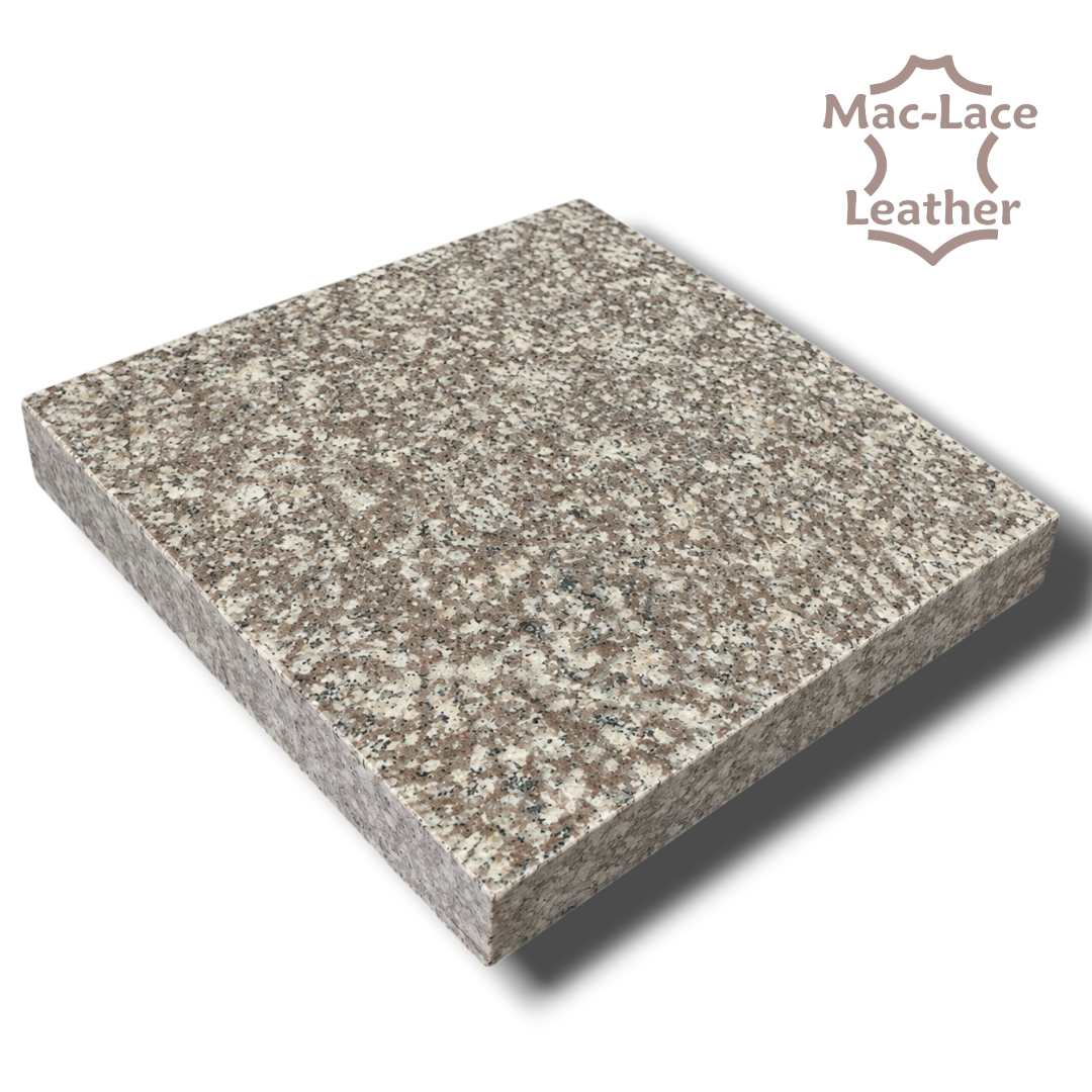 300 x 300 x 40mm marble slab for leather carving and stamping