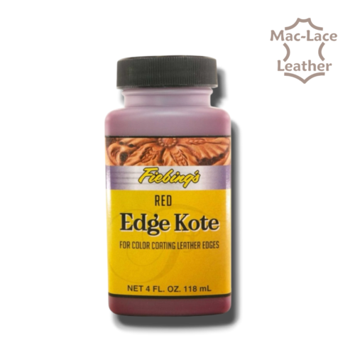 Red Fiebing’s Edge Kote® 118ml flexible semi-gloss leather edge finish.