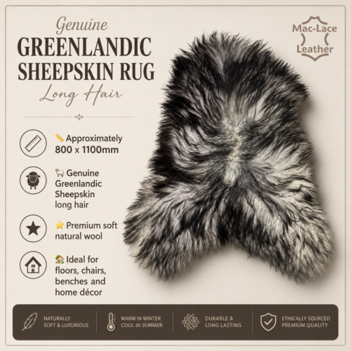 Genuine Greenlandic sheepskin rug