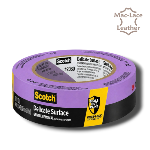 24mm x 55m Scotch 2080 purple delicate-surface tape for securing tracing paper and patterns onto leather.