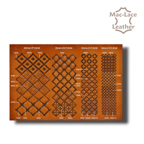 MakerAid® Leather Stamping Grids Reusable Template – 6560-00