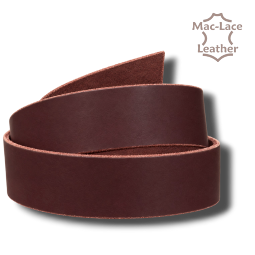 Burgundy Latigo Straps – Morgan Oak Sides Leather 1.6–2.4mm