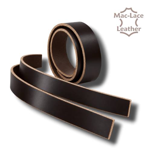 Dark Havana Sedgwick Rein Leather belt blanks, 4–4.5mm thick