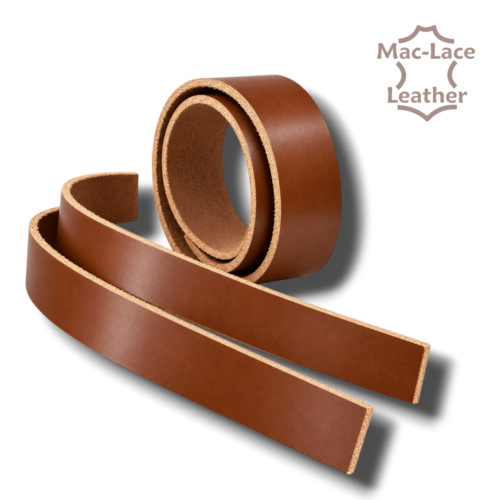 Sedgwick Bridle Leather belt blank in Light Havana
