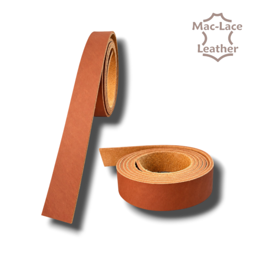 Morgan Oak Straps in chestnut rich tan skirting leather